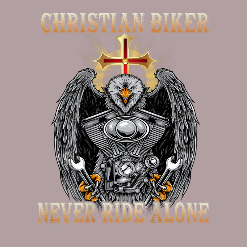 Jesus Christian Biker Never Ride Alone Vintage Hoodie by ArtMosaic | Teevron