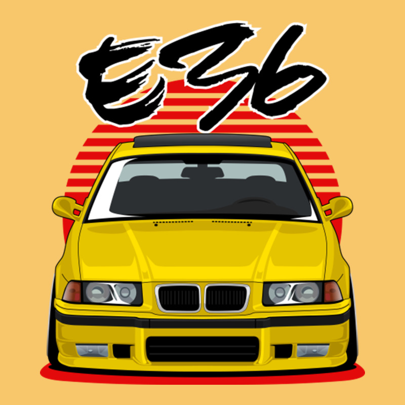 Yellow E36 Vintage Hoodie by ArtMosaic | Teevron