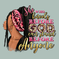 She Who Kneels Before God Can Stand Before Anyone Heavyweight Hoodie | Teevron