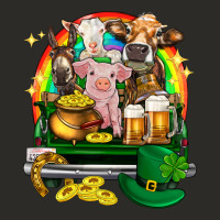 St. Patrick's Day Farm Animals On Truck Heavy Core Tee | Teevron