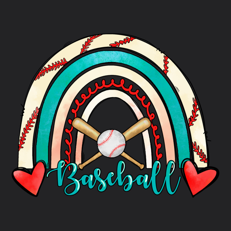 Baseball Rainbow Vintage Tee by RanaPortraitStore | Teevron