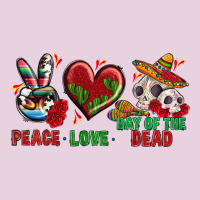 Peace Love Day Of The Dead Ladies Tee | Teevron