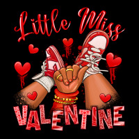 Little Miss Valentine Afro Kid Sneakers Heavyweight Sweatshirt | Teevron