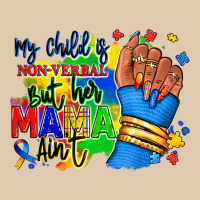 My Child Is Non Verbal But Her Mama Aint Afro Hand Rana Heavyweight Sweatshirt | Teevron