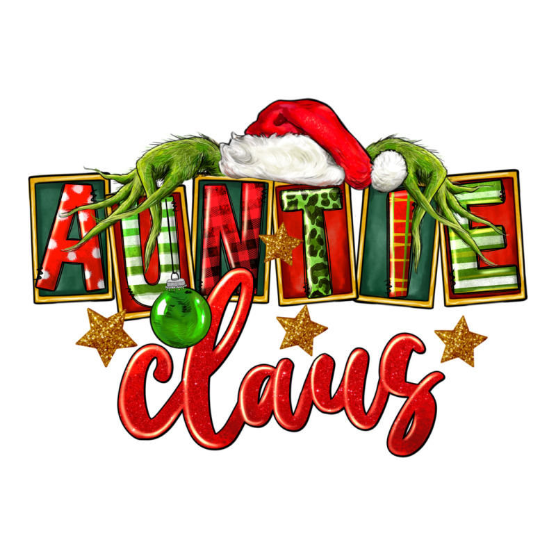Christmas Auntie Claus Ladies Tee by FaDigitalArtStudio | Teevron