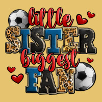 Little Sister Biggest Fan Soccer Premium Sweatshirt | Teevron