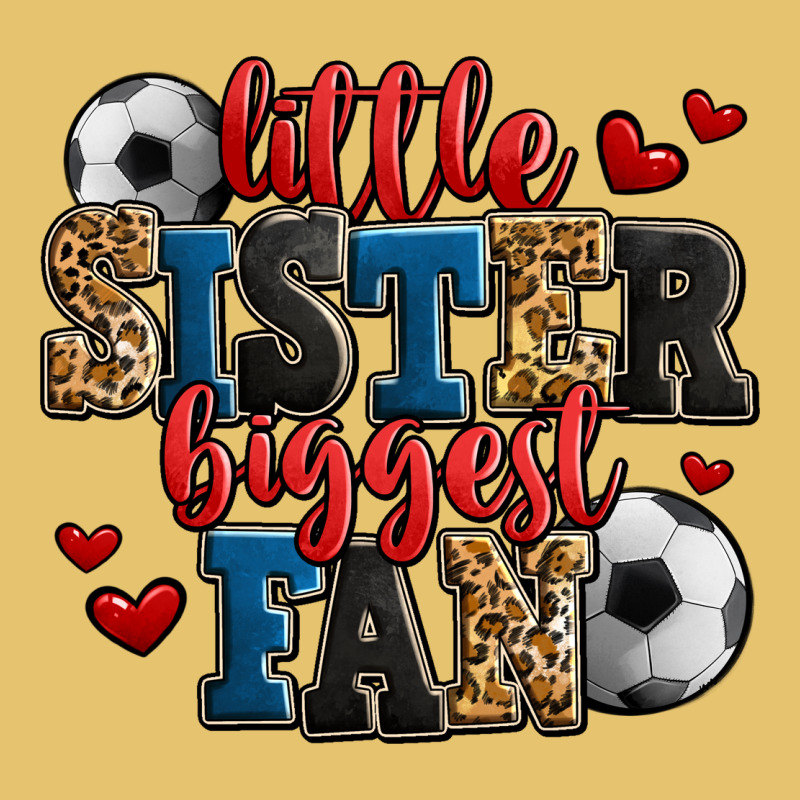 Little Sister Biggest Fan Soccer Premium Sweatshirt by Jasminsmagicworld | Teevron