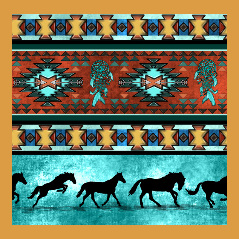Native American Aztec Seamless Pattern Urban Heavy Tee by BundleAndBundleShop | Teevron