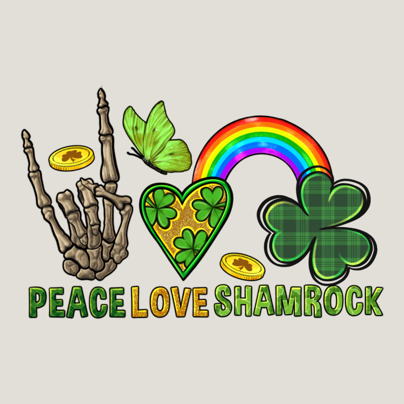 Peace Love Shamrock  St. Patrick's Day Heavy Core Tee by CowGirlArtShop | Teevron