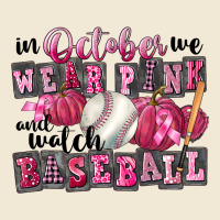 In October We Wear Pink And Watch Baseball Premium Tee | Teevron