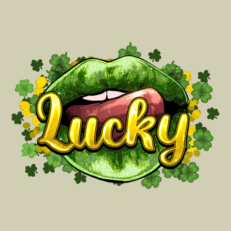 St. Patrick's Day Lips Lucky Heavy Core Tee by HowdyJamesFarm | Teevron