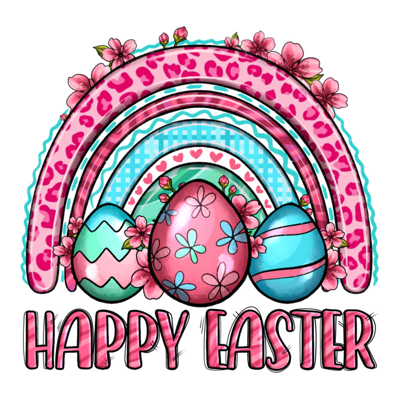 Happy Easter Eggs Rainbow Premium Tee by OliviaCreatesArt | Teevron
