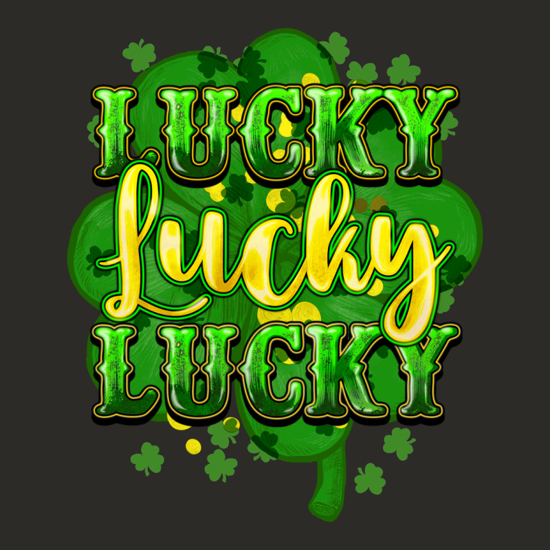 Lucky Lucky Lucky Clover St. Patrick's Heavy Core Tee by HowdyJamesFarm | Teevron