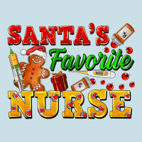 Santa's Favorite Nurse Ladies Tee | Teevron