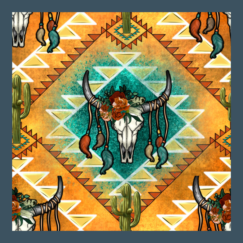Native American Aztec Seamless Pattern Urban Heavy Tee by BundleAndBundleShop | Teevron
