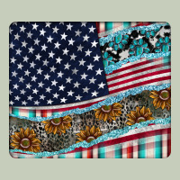 American Flag Mouse Pad Long Sleeve Tee | Teevron