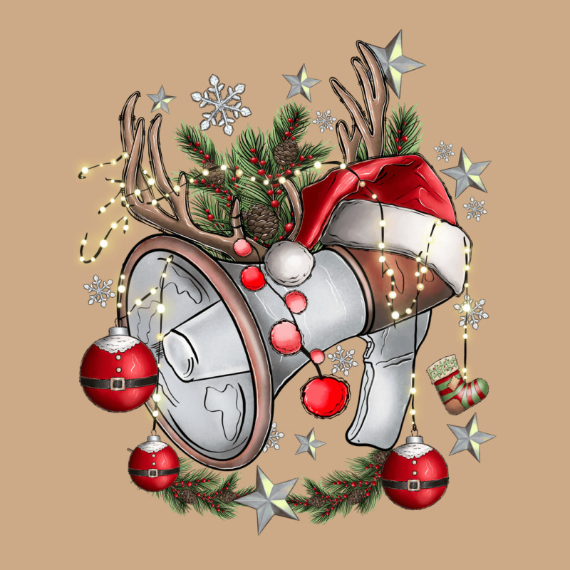 Merry Christmas Vintage Hoodie by CowhideDigitalArt | Teevron