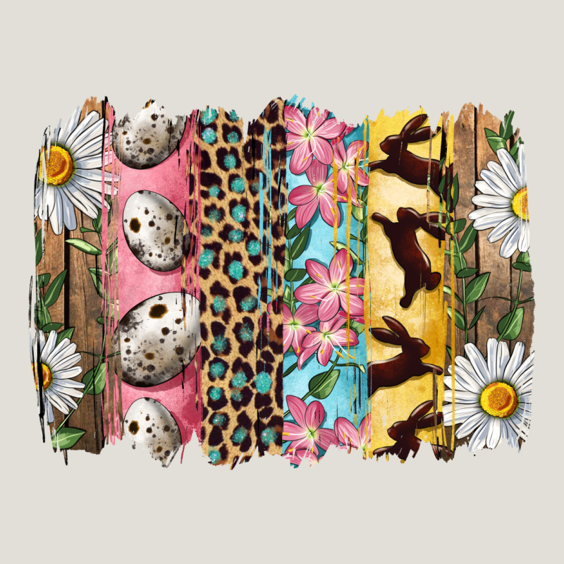 Easter Brushstroke With Quail Eggs Daisy And Bunny Heavy Core Tee by RanaPortraitStore | Teevron