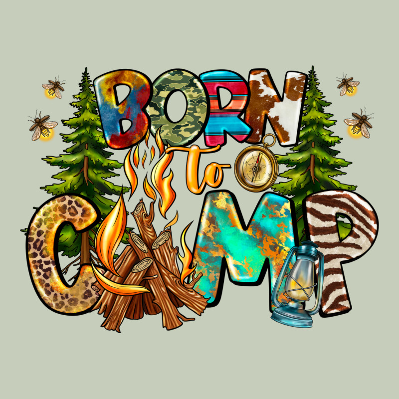 Born To Camp Long Sleeve Tee by CowhideDigitalArt | Teevron