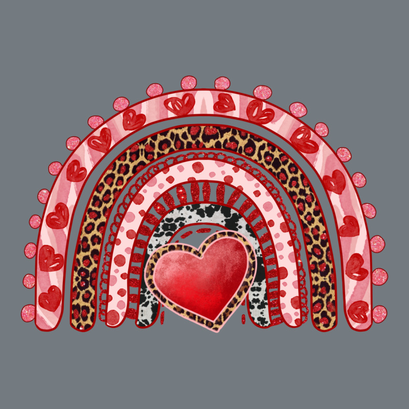 Valentines Day Rainbow With Heart Heavyweight Sweatshirt by RanaPortraitStore | Teevron