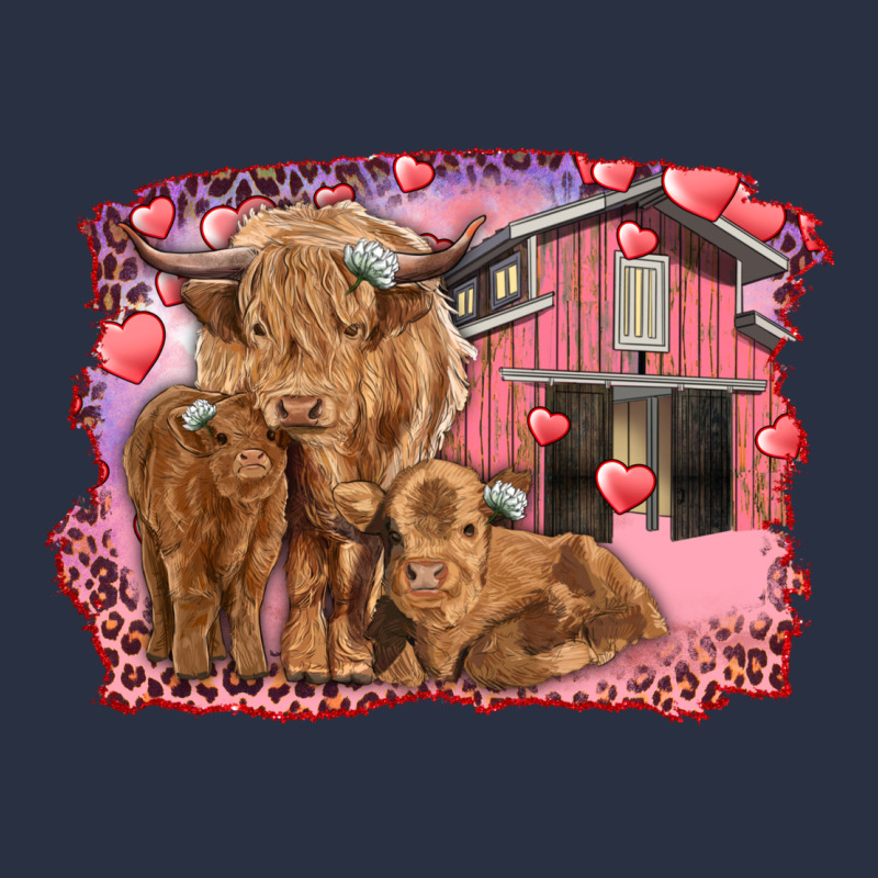 Valentines Day Mama Cow And Baby Cows Heavyweight Sweatshirt by RanaPortraitStore | Teevron