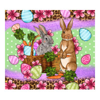 Easter eggs bunnys basket | Teevron