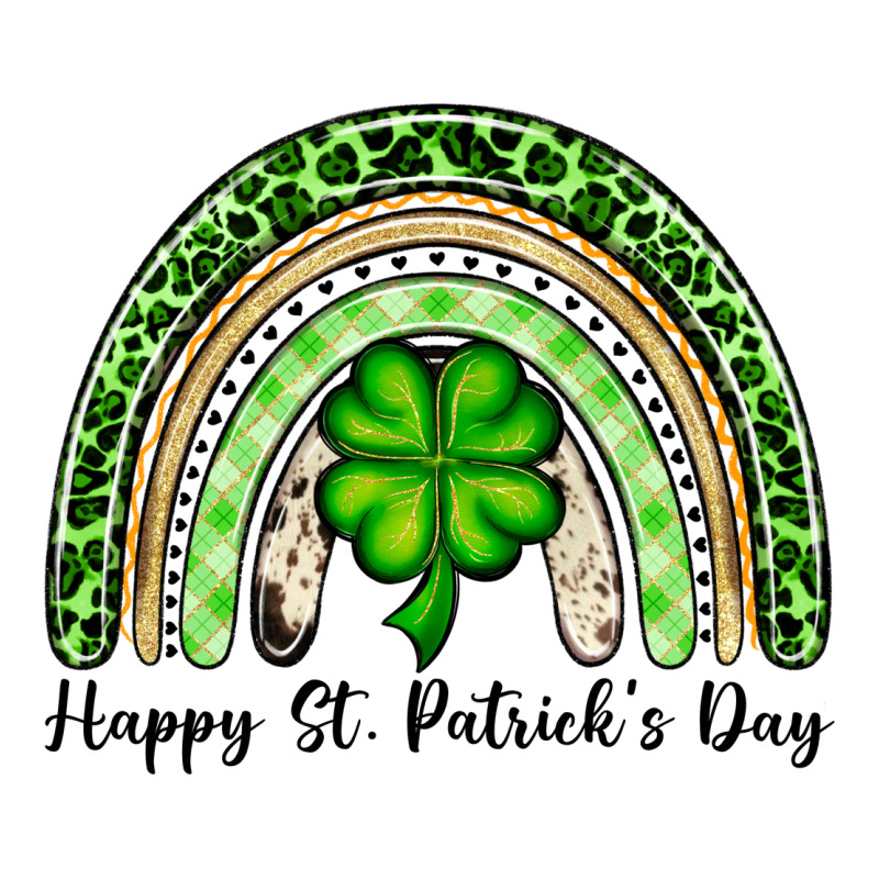 Happy St. Patrick's Day Rainbow Premium Tee by OliviaCreatesArt | Teevron