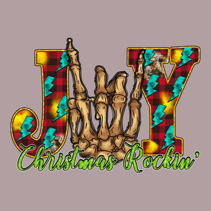 Joy Christmas Rockin Vintage Hoodie by CowhideDigitalArt | Teevron
