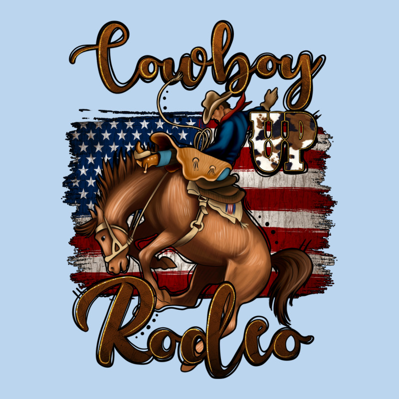 Cowboy Up Rodeo Bucking Bronco Classic Tee by Jasminsmagicworld | Teevron