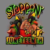 Steppin' Into Juneteenth Black Girl Sneakers Heavyweight Hoodie | Teevron
