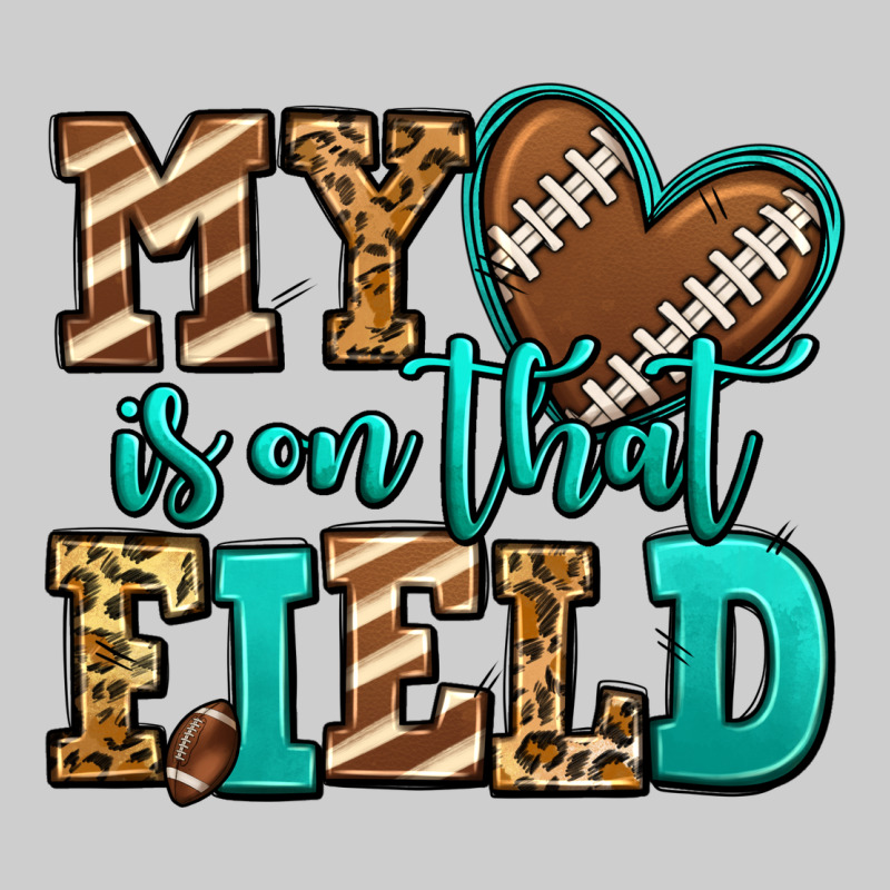 My Heart Is On That Field American Football Premium Sweatshirt by Jasminsmagicworld | Teevron