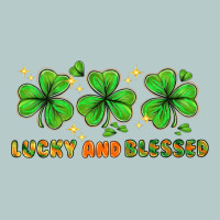 St. Patrick's Day Lucky And Blessed Heavy Core Tee | Teevron