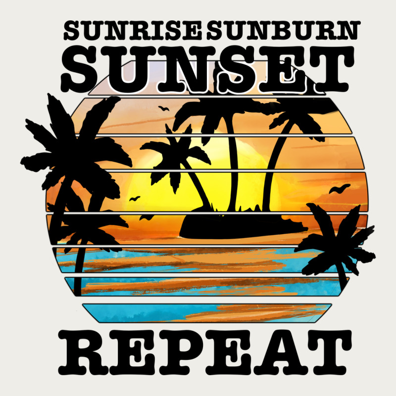 Sunrise Sunburn Sunset Repeat Zipper Hoodie by JahusDesignShop | Teevron