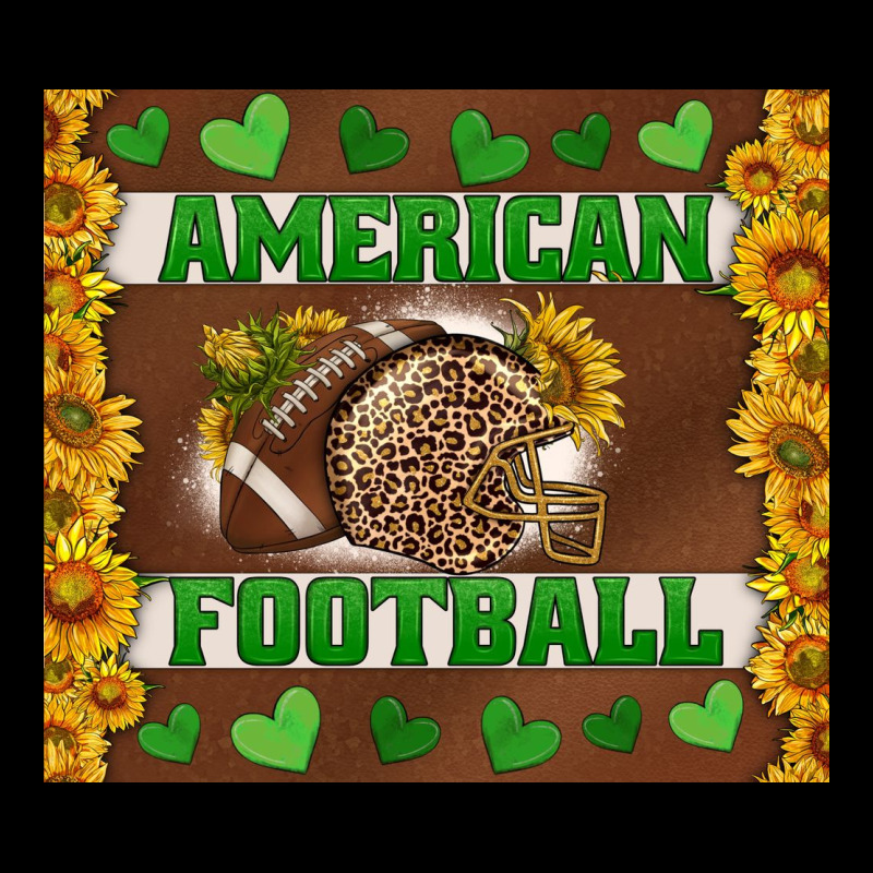 American Football With Sunflower Tumbler Ladies Tee by BundleAndBundleShop | Teevron