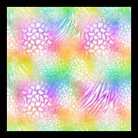 Neon Safari Seamless Pattern Urban Heavy Tee | Teevron