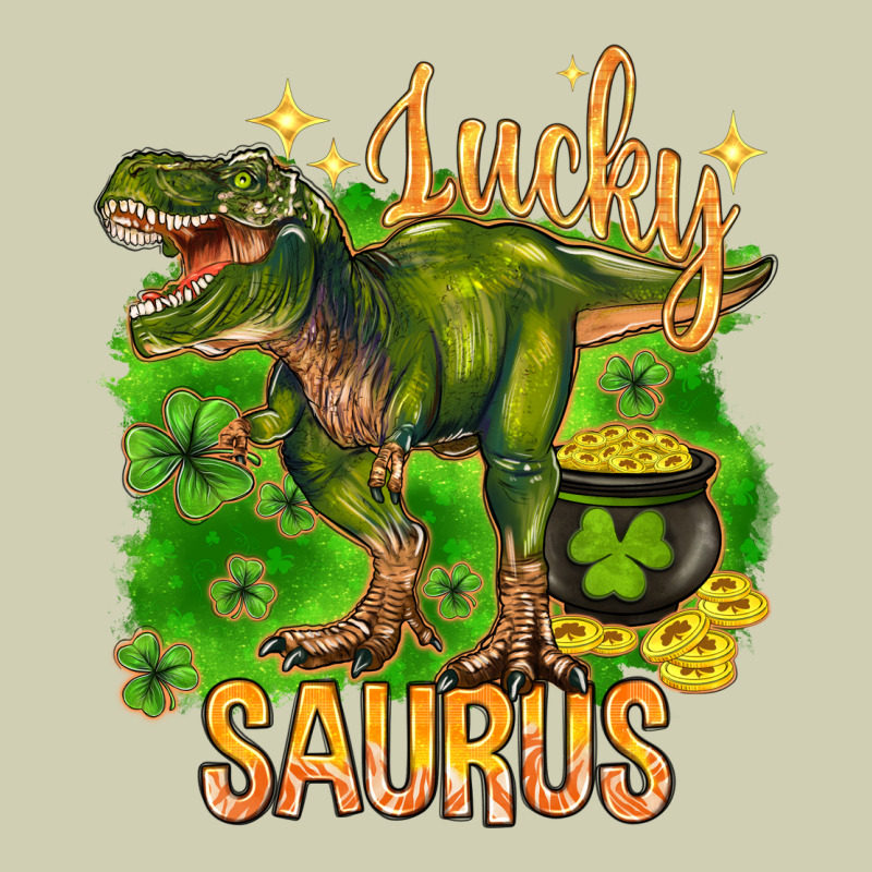 St. Patrick's Day Lucky Saurus Heavy Core Tee by HowdyJamesFarm | Teevron