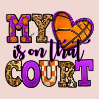 My Heart Is On That Court Basketball Premium Sweatshirt | Teevron