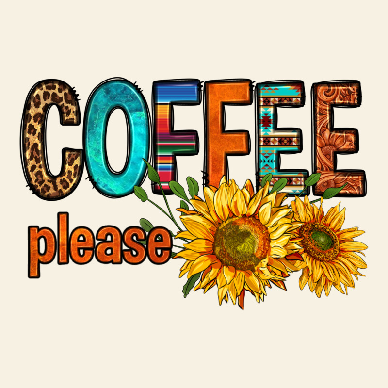 Coffee Please Western Doodle Letters Vintage Tee by FaDigitalArtStudio | Teevron