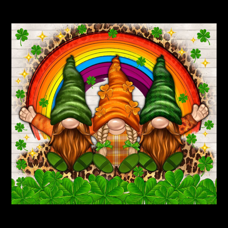 St. Patrick's Day Gnomies Tumbler Heavy Core Tee by HowdyJamesFarm | Teevron