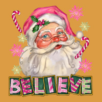 Pink Believe Santa Christmas Urban Heavy Tee | Teevron