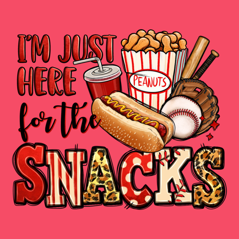 I'm Just Here For The Snacks Baseball Premium Sweatshirt by Jasminsmagicworld | Teevron