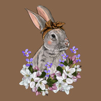 Easter Day Flowers Bunny Premium Tee | Teevron