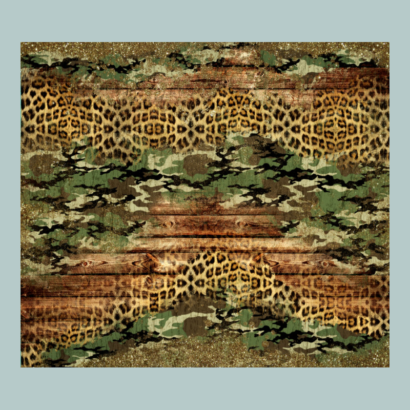 Camo Leopard And Glitter Tumbler Heavy Core Tee by Jasminsmagicworld | Teevron