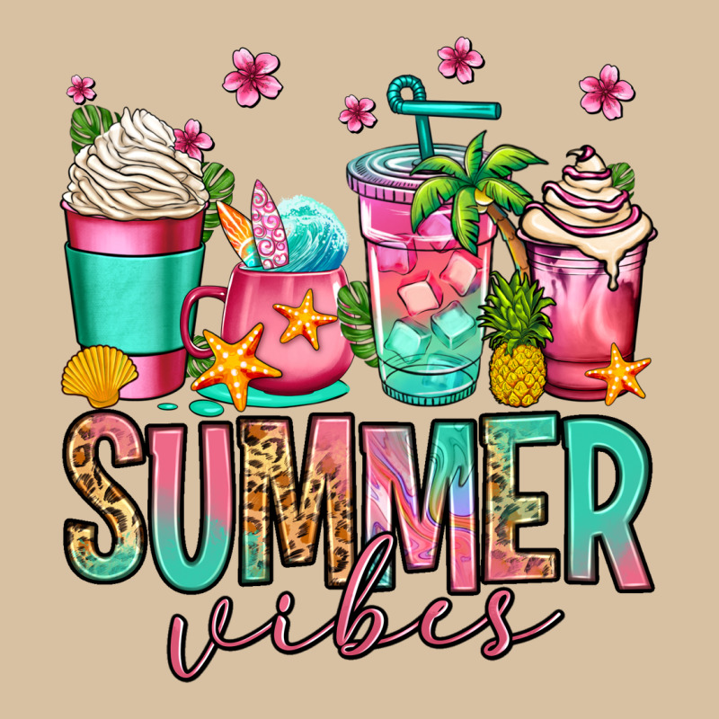 Summer Vibes Coffee Cups Heavyweight Hoodie by Jasminsmagicworld | Teevron