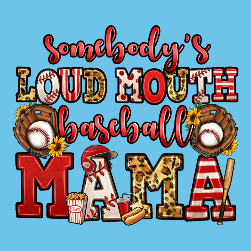 Somebody's Loud Mouth Baseball Mama Premium Sweatshirt by Jasminsmagicworld | Teevron