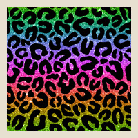 Leopard Glitter Seamless Pattern Urban Heavy Tee | Teevron