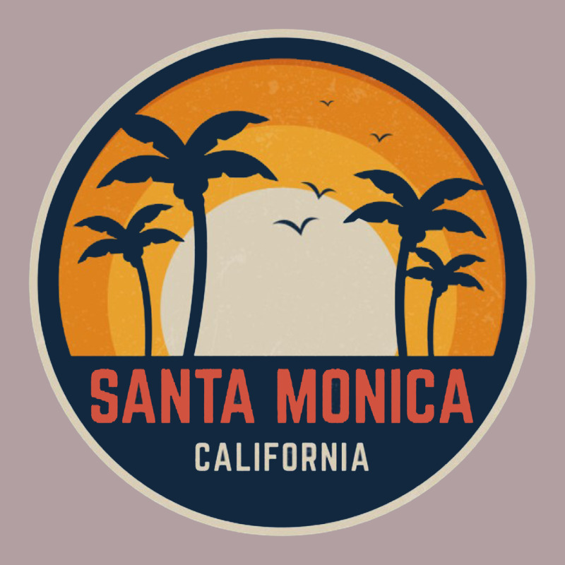 Santa Monica California Vintage Hoodie by artisFamous | Teevron