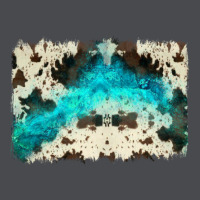 Turquoise, Cowhide Backgraund Zipper Hoodie | Teevron