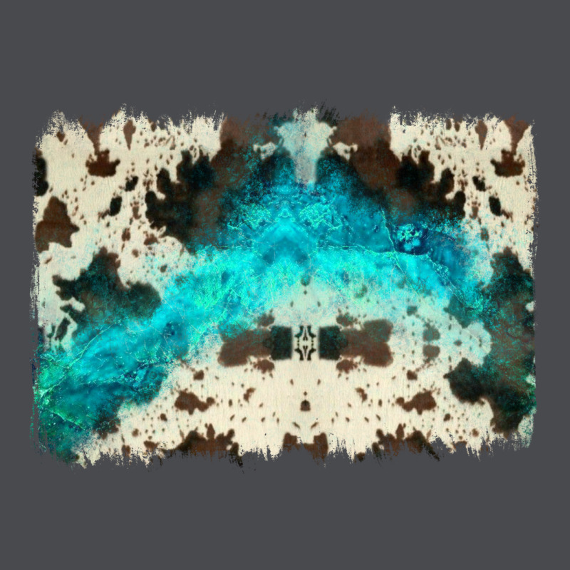 Turquoise, Cowhide Backgraund Zipper Hoodie by JahusDesignShop | Teevron