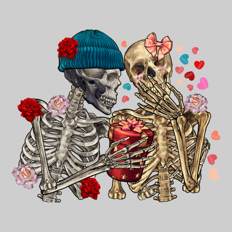 Skeleton Couple Valentine's Day Premium Tee by FaDigitalArtStudio | Teevron